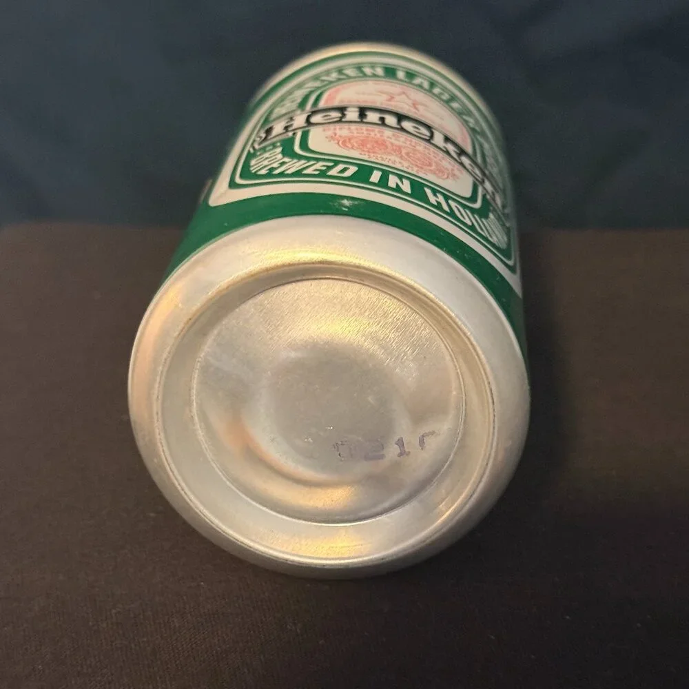 Heineken lager vintage beer can